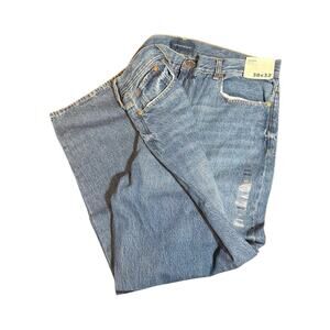 NWT AERO Aeropostale Baggy Blue Jeans Denim Non-Stretch Men 38 X 32